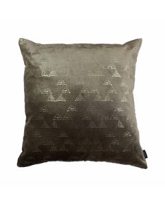 Foil Triangle Cushion taupe 45x45cm