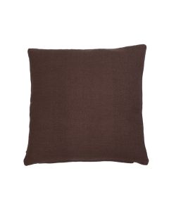 Solid Canvas Cushion brown 45x45cm