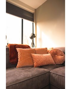 Solid Canvas Cushion pink 45x45cm
