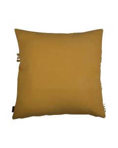 Uneven Ruffle Cushion beige 45x45cm