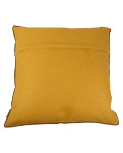 Timber Cushion yellow 45x45cm