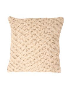 Eliv Knitted Cushion white 45x45cm