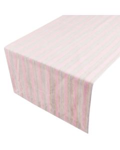 New Linen Stripe Tablerunner blush 50x140cm