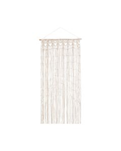 Macrame off-white Curtain 90 x 200 cm