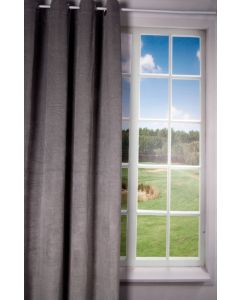 Luciano Curtain grey 140x245cm (8rings)