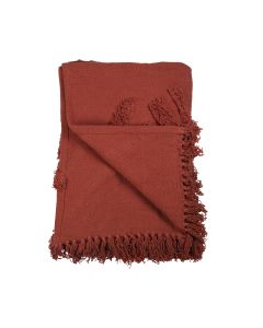 Rodez Tablecloth reddish brown 130x170cm