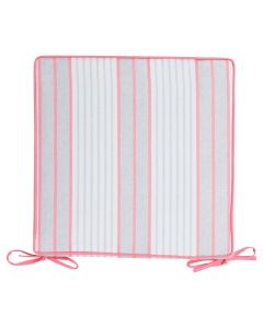 New Classic Stripe Outdoor Chairpad pink 40x40cm+5cm