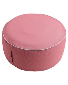 St. Maxime Outdoor pink Pouf 55 round x 25 cm high
