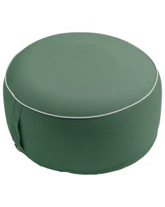 St. Maxime outdoor army green Pouf 55 round x 25 cm high