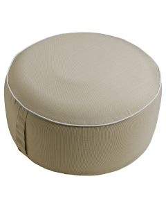 St. Maxime Outdoor taupe Pouf 55 round x 25 cm high