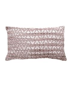 Tye&Dye Acrylic Zigzag Cushion pink 30x50cm