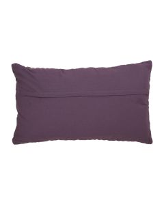 Zigzag Velvet Cushion purple 30x50cm