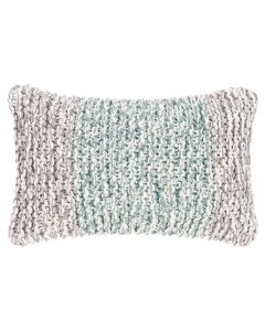Melange Knit Cushion blue 30x50cm