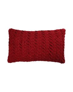 Smock Velvet Cushion red 30x50cm
