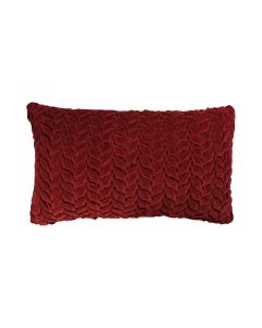 Smock Cushion red 30x50cm