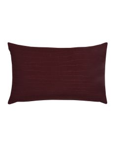 Uneven Stitching Cushion bordeaux 30x50cm