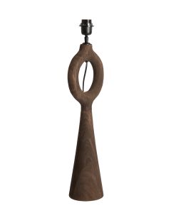 Lamp base 17x20x57 cm SABULI wood matt dark brown