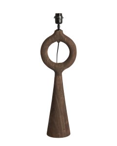 Lamp base 17x20x57 cm SABULI wood matt dark brown