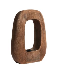 Table lamp 33x10x40 cm KELAFO wood chocolate brown