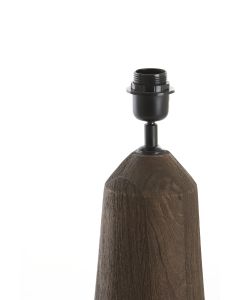 Lamp base Ø15x45 cm TRAPANI wood matt orange-brown