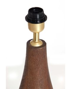 Lamp base Ø13x32 cm TRAPINO wood matt orange-brown