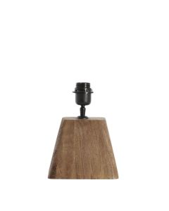 Lamp base 18x13x15 cm KARDAN wood matt brown