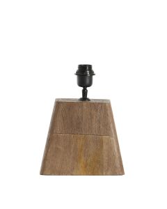 Lamp base 22x15x19 cm KARDAN wood matt brown