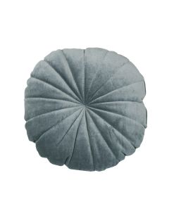 Flower Cushion grey dia40x12cm