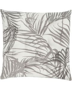 Palm Leaf Chair Cushion grey 40x40cm+5cm