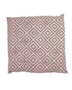 Dotted Ethnic Chair Cushion taupe 40x40cm+5cm