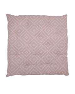 Dotted Ethnic Chair Cushion pink 40x40cm+5cm