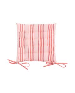 Multi Stripe Chair Cushion pink 40x40cm+5cm