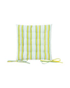 Multi Stripe Chair Cushion green 40x40cm+5cm