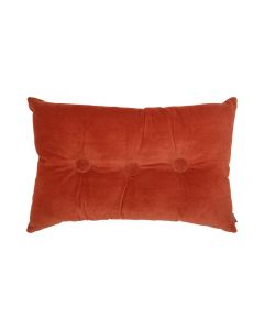 3 Buttons Cushion orange 40x60cm