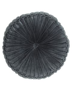 Kanan Velvet Cushion grey dia60x10cm