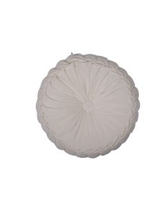 Kanan Velvet Cushion off white dia60x10cm