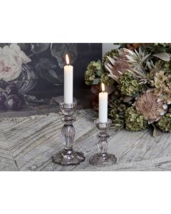 Candlestick w. lace edge