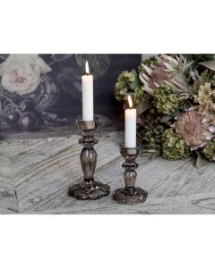 Candlestick w. lace edge