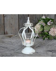 Tealight holder on foot crown