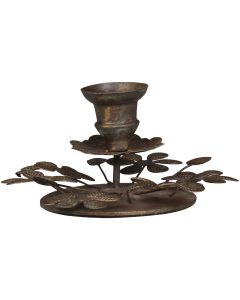 Candlestick w. leaves