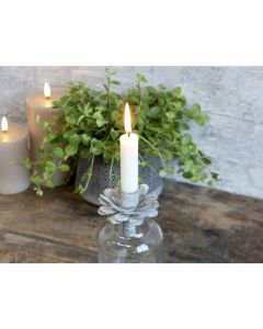 Candleholder w. flower