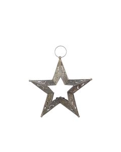 Star for tealights w. hanger