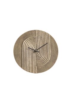 Clock Ø20 cm GWENNA antique bronze