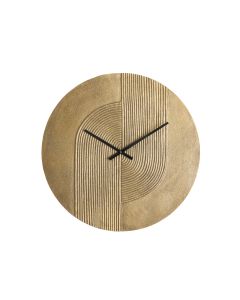 Clock Ø58 cm GWENNA antique bronze