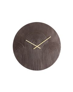 Clock Ø58 cm GWENNA brown