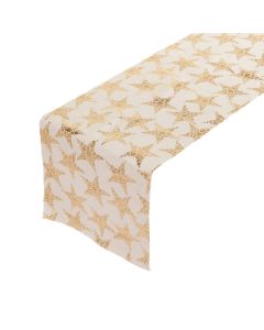 Star Nature Tableribbon gold 28cmx2,5mtr (rolled) (20 in box)