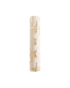 Star Nature Tableribbon gold 28cmx2,5mtr (rolled) (20 in box)