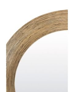 Mirror Ø109,5x4,5 cm PIEDRE rattan brown