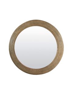 Mirror Ø109,5x4,5 cm PIEDRE rattan brown