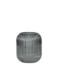 Vase w. checkered pattern